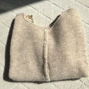 Sezane Gaspard Cardigan Light Beige - Size M